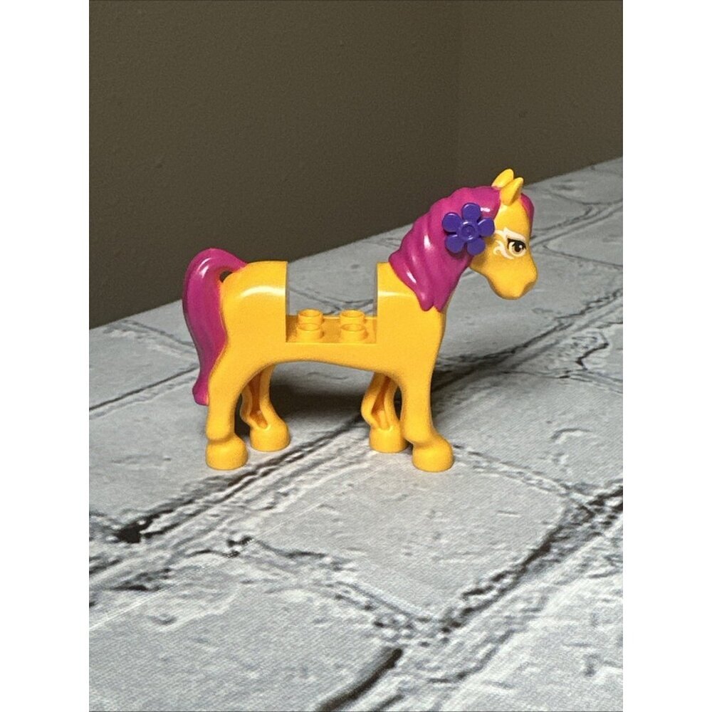LEGO Animal Elves 93083c01pb14 Firebolt Horse Magenta Mane Tail Minifigure 41186